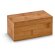 Caja Burdock de madera para 20 infusioes natural