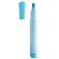 Fluorescente ligero con tapa y clip azul claro