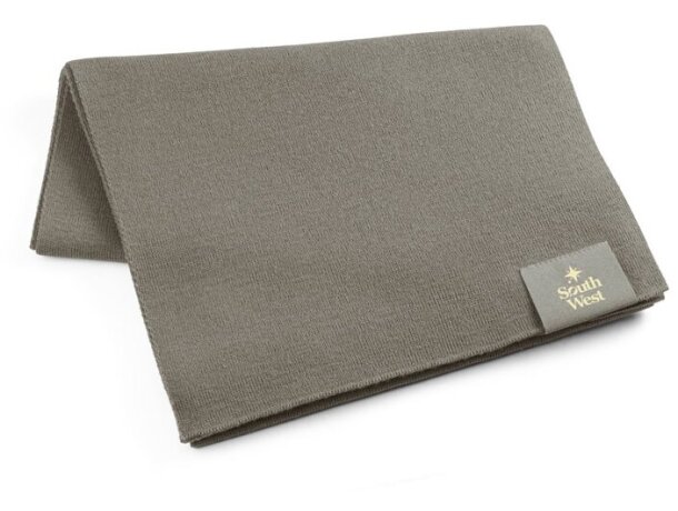 Bufanda Serenity de poliéster reciclado rpet 100% Gris claro detalle 5