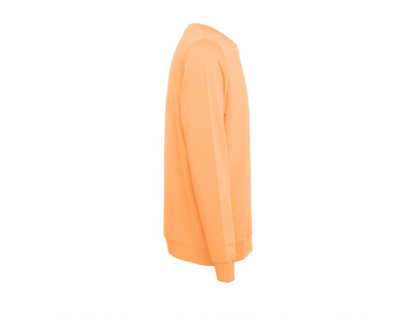 Sudadera unisex Colombo de algodón y poliéster, 240 g/m² Naranja coral detalle 6