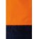 Sudadera alta visibilidad Thor Large bicolor polar reflectante Azul marino/Naranja detalle 5