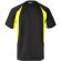 Camiseta técnica ojo de pájaro bicolor VL Slayer Negro/Amarillo detalle 26