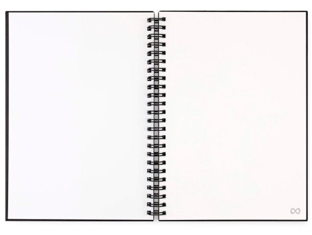 Kit Infinitebook A5 libreta reutilizable con páginas de pizarra Negro detalle 8