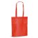 Bolsa de feria de varios colores roja