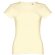 Camisetas manga corta corte entallado de algodón 150 g/m2 Thc Sofia Amarillo pastel detalle 16