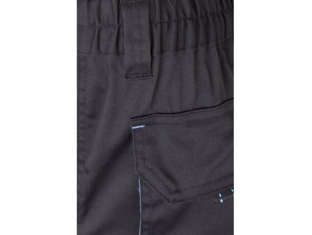 Pantalón elástico bicolor fides con seis bolsillos funcionales Gris/Azul claro detalle 35