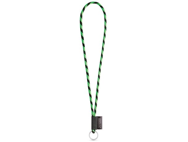 Lanyard Tube Long Set I estándar Verde hexachrome/Negro detalle 1