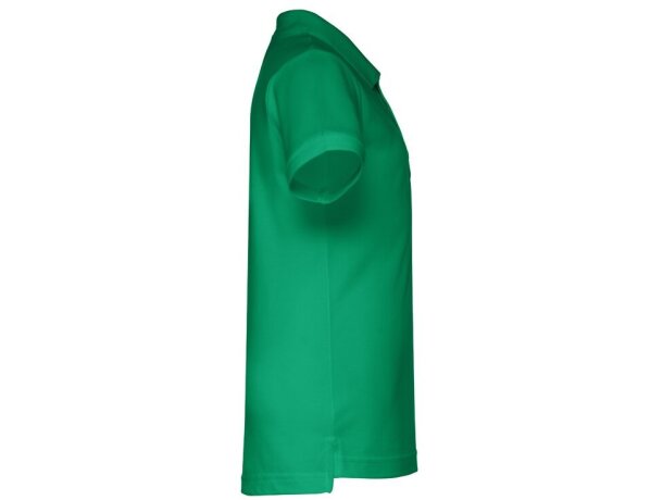 Polo Adam Kids de algodón para niños con cuello canalé Verde detalle 15