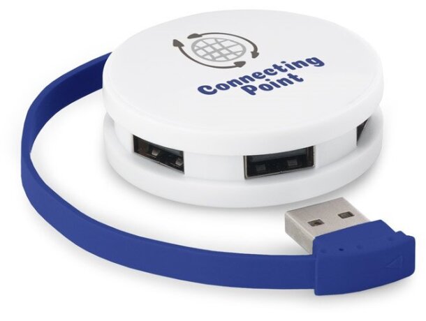 Concentrador Gardner USB 2'0 Azul royal detalle 1