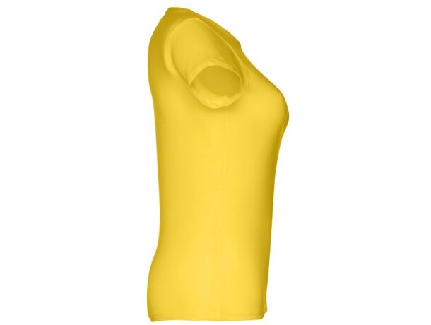 Camisetas manga corta corte entallado de algodón 150 g/m2 Thc Sofia Amarillo detalle 73