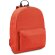Mochila de colores con espalda acolchada personalizada roja