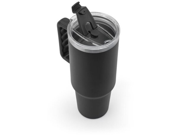 Vaso térmico Joyner XL de acero inoxidable reciclado 1300 ml Negro detalle 12