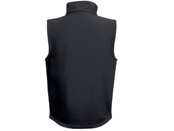 Chaleco Thc Baku de softshell unisex negro