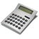 Calculadora básica de 8 dígitos cromado satinado