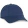 Gorra para bordado con 6 paneles azul barata