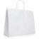 Bolsa Kelly de papel blanca con asa retorcida 40x34x11 cm detalle 1