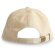 Gorra con hebilla de metal en algodón beige