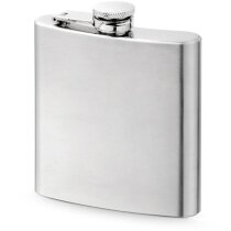 Petaca Muse de acero cromado 180 ml hermética