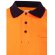 Polo piqué bicolor alta visibilidad vl achelous manga corta Azul marino/Naranja detalle 6