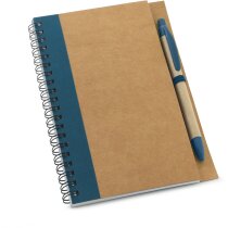 Libretas ecológicas con tapa rígida bicolor y bolígrafo a juego Asimov