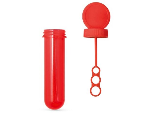Bolas Bubbly de jabón en envase de PP rojo
