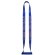 Set lanyard Bolton con portavasos de silicona sublimado Azul detalle 3