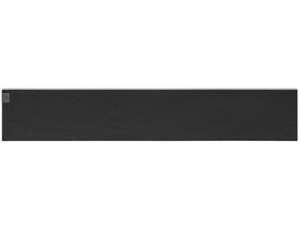 Bufanda Serenity de poliéster reciclado rpet 100% Negro detalle 6