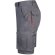 Bermudas Hemera bicolor multibolsillos con cinturilla elástica Gris/Naranja detalle 3