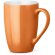 Taza de cerámica 370 ml naranja