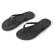 Zapatillas Maupiti L/XL con suela de pe y tira de pvc Negro