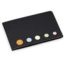 Kit de marcadores de notas negra personalizado