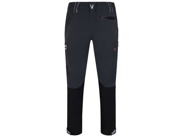 Pantalón VL Selene de nailon reciclado con detalles reflectantes Gris detalle 11