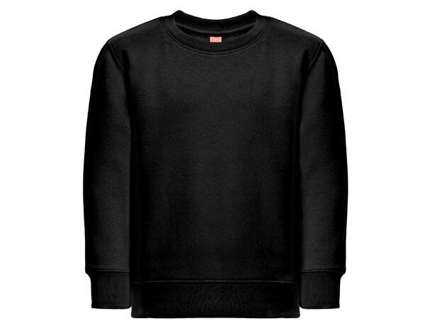 Sudadera niño Delta Kids algodón reciclado 300 g/m² Negro detalle 16