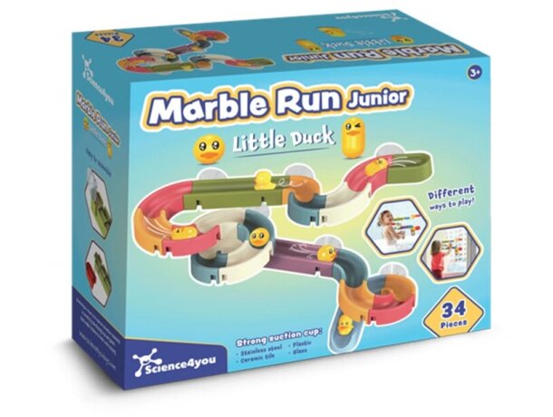 Juego educativo marbles circuits con pistas para carrera de patos Multicolor detalle 8