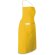 delantal con bolsillo de colores en poliester personalizado amarillo