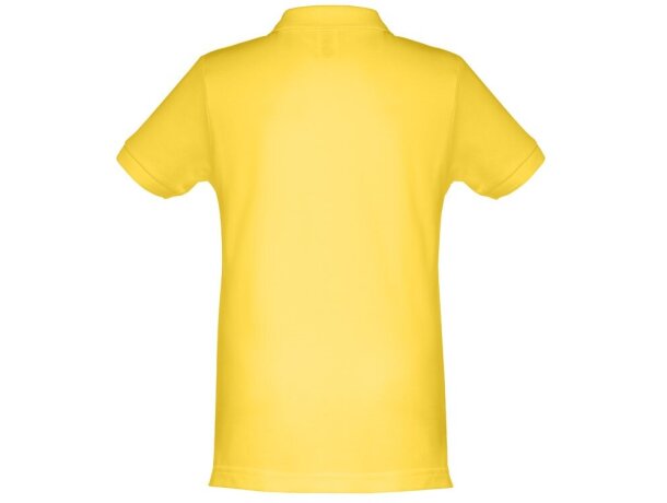 Polo Adam Kids de algodón para niños con cuello canalé Amarillo detalle 17