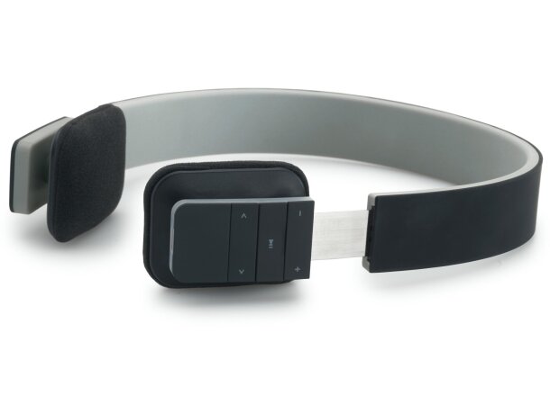 Cascos auriculares con funda negro Cascos auriculares con funda negro