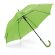 Paraguas con logo mango de plastico verde claro