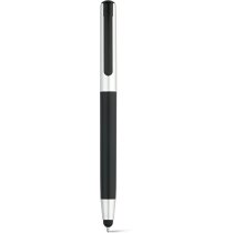 Bolígrafo escritura en negro con puntero personalizado negro Bolígrafo escritura en negro con puntero personalizado negro