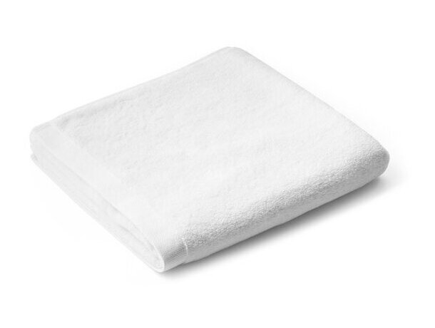 Toalla facial Bardem personalizada algodón reciclado 30x30 cm Blanco detalle 4