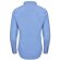 Camisa oxford Prithvi mujer elástica manga larga Azul detalle 18