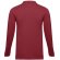 Polo Bern de manga larga en algodón 210 g/m² para hombre Burdeos detalle 14