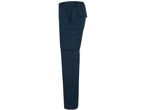 Pantalones nymphs de sarga elastica multiestiramiento 8 bolsillos Azul petróleo detalle 3