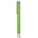 Bolígrafo con clip de metal y diseño recto verde claro