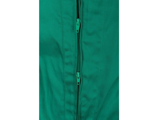 Mono de sarga yama con cremallera doble cursor y bolsillos Verde detalle 31