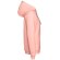 Sudadera Moscow unisex con capucha, bolsillo marsupial y cordones Salmón detalle 8
