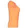 Camisetas manga corta corte entallado de algodón 150 g/m2 Thc Sofia Naranja coral detalle 9
