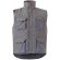 Chaleco acolchado bicolor multibolsillos unisex VL Nergal Gris/Azul claro