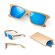 Gafas de sol Sanibel de bambú con lentes espejadas uv400 detalle 1