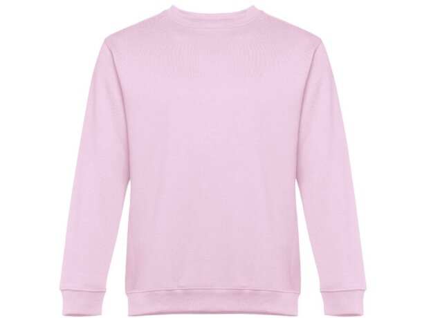 Sudadera Delta unisex de algodón y poliéster con interior cardado Lila detalle 16